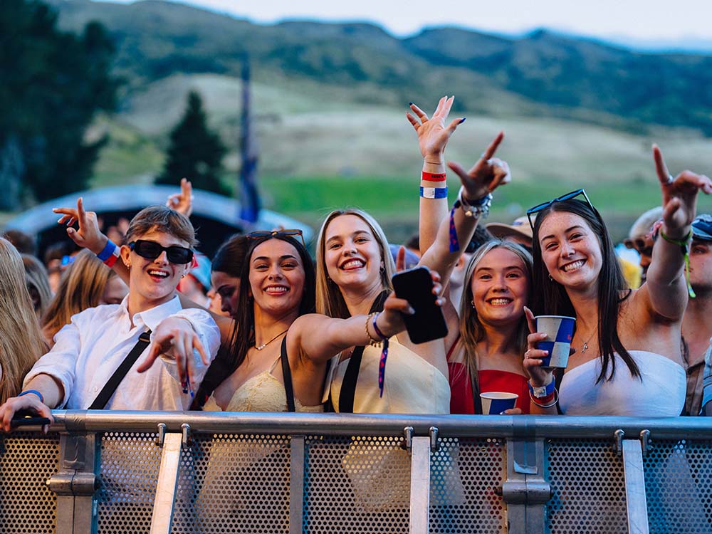 Rhythm and Alps festival-goers