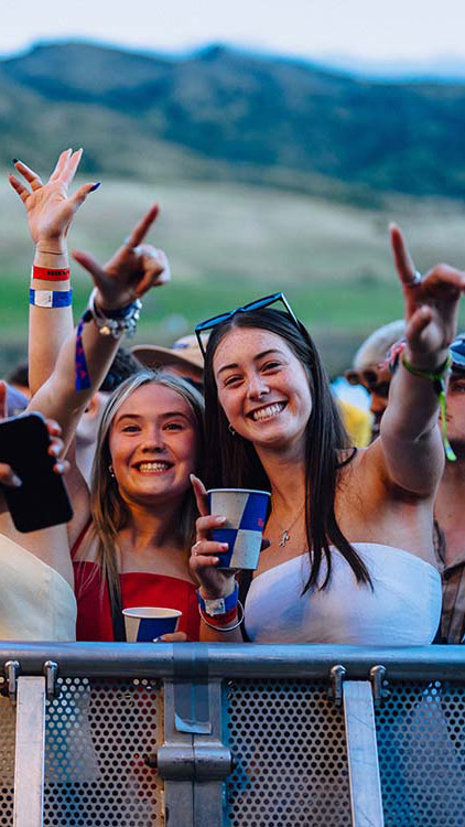 Rhythm and Alps festival-goers