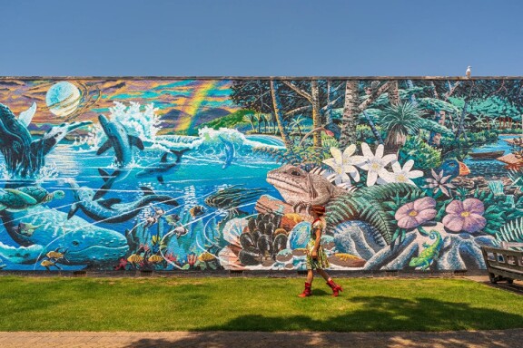 Mural in Takaka