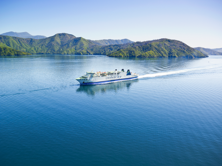 Interislander Aratere Aerial LK 0470