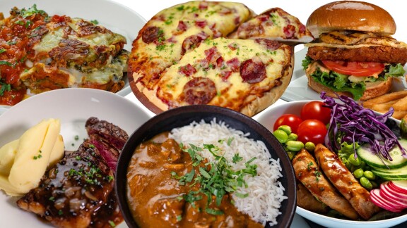 Yummy winter food selection