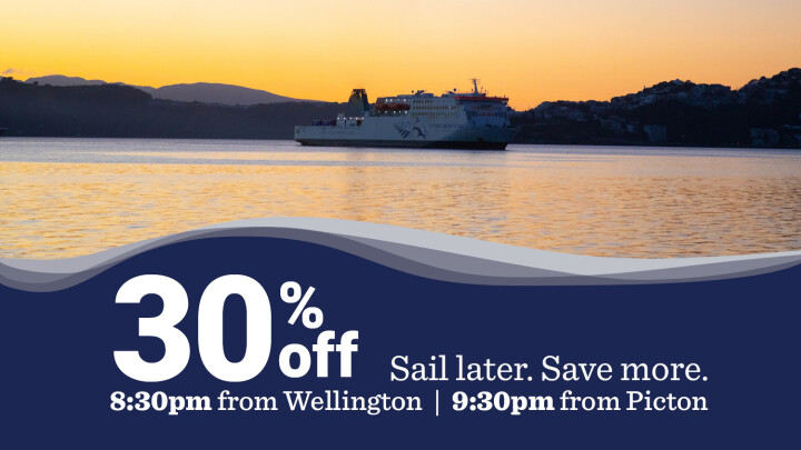 Interislander - Sail later. Save More