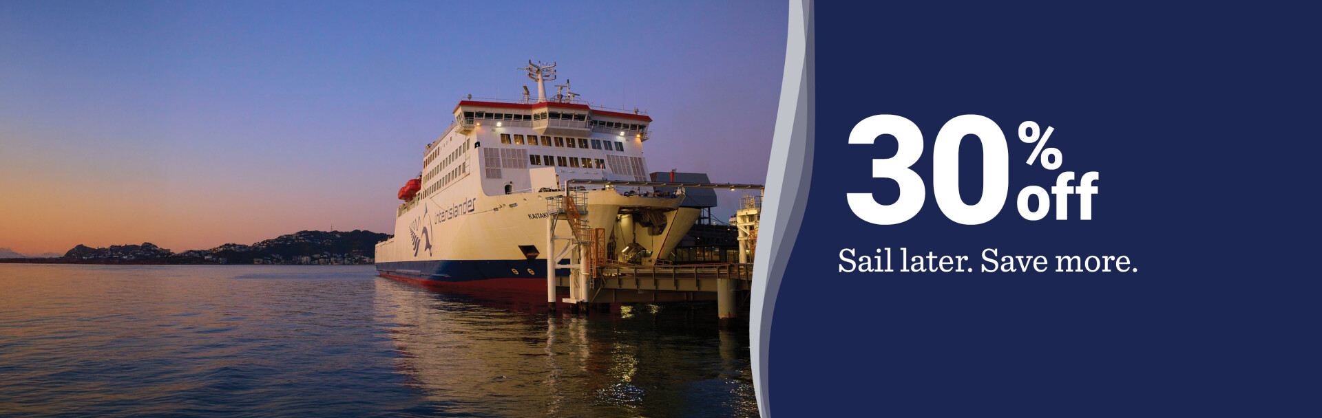 Sail later - Save more