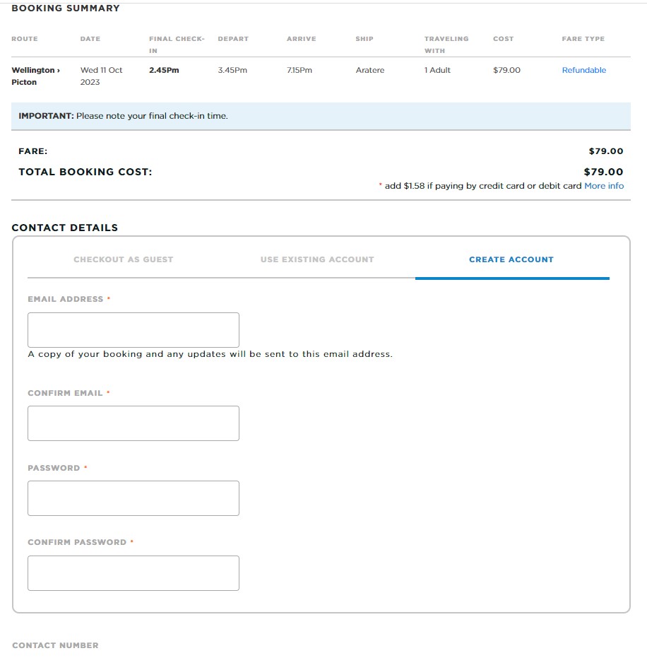 Create an account