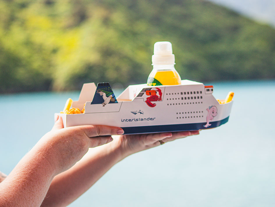 Kids' fish and chip meal