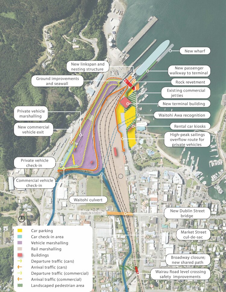 Picton Ferry Precinct labels Portrait UPdated