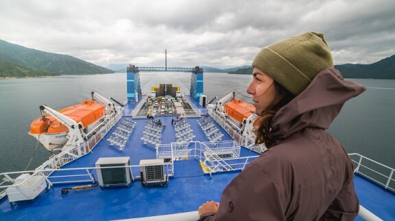 Braving the weather on Kaiārahi