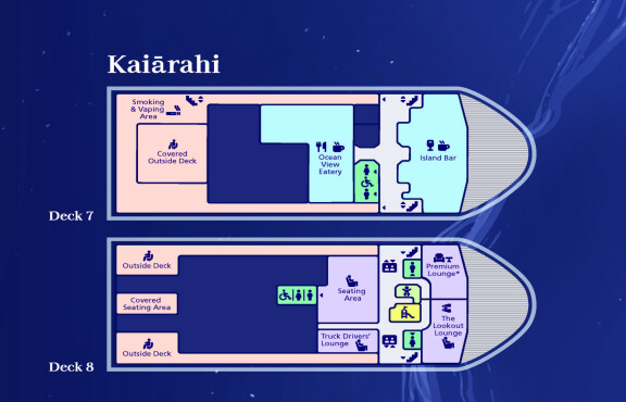 plan of Kaiarahi deck layout