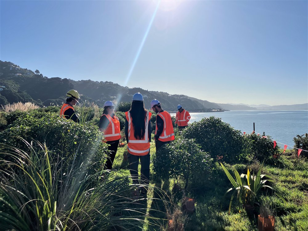 Mana+Whenua+Mark+Chris+visit+to+mokomoko+site+May+23