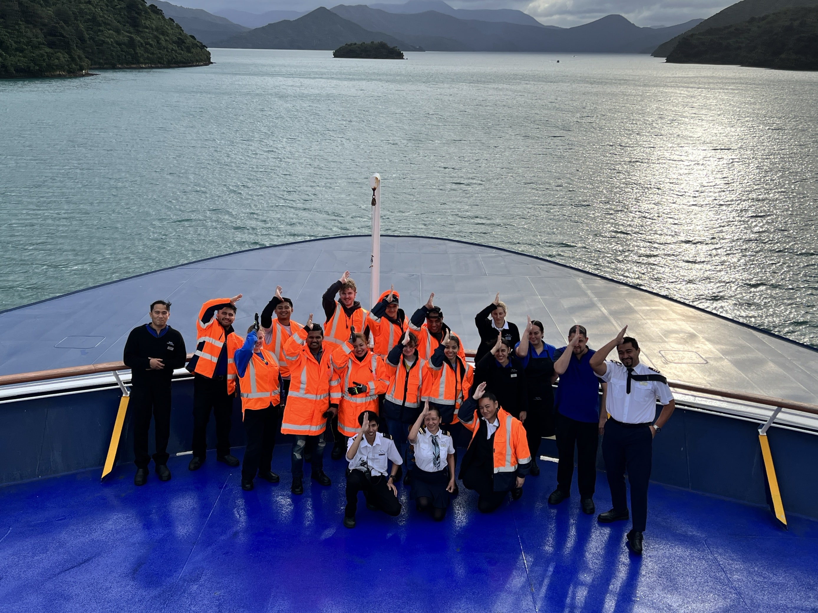 Fins Up from Interislander